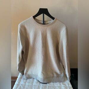 Classic Cream Crewneck Sweater